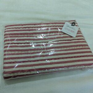 BNIB Pehr Small Pillow Sham in Pink Stripe